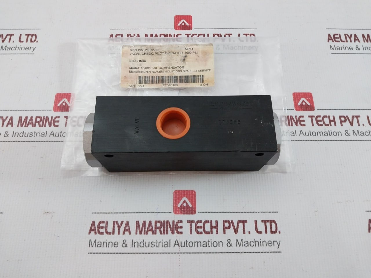 Kepner Pilot Operated Check Valve 3000Psi 2712P6