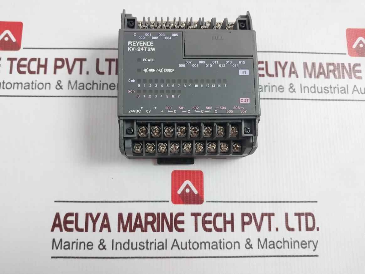 Keyence Kv-24t2w Programmable Logic Controller 24vdc
