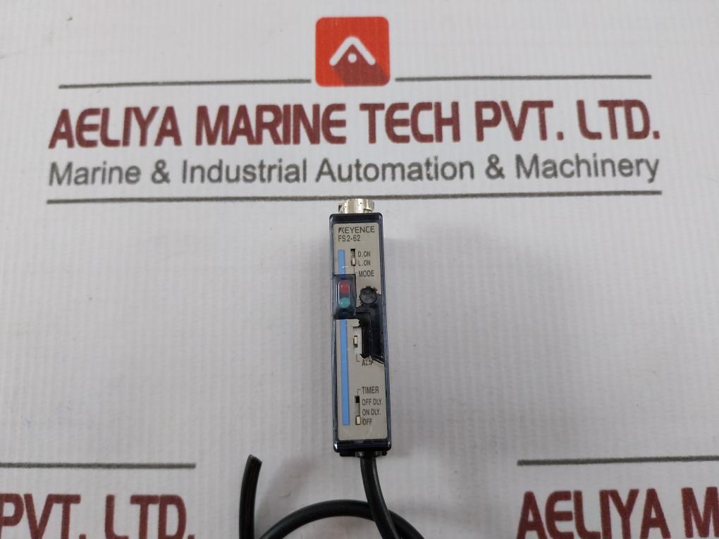 Keyence Fs2-62 Fiber Optic Sensor Amplifier 40V 100Ma Max 12-24V Dc