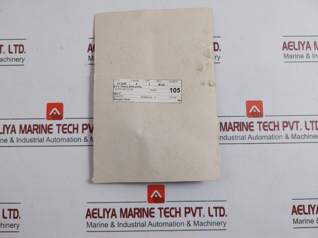 Kggg_ Dn 1” Pekos Cryogenic Valve Joint Kit
