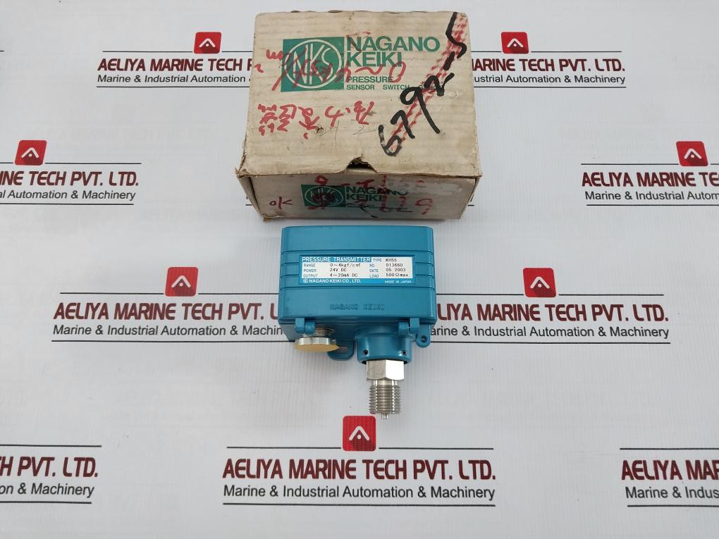 Kh55 Pressure Sensor Switch 24Vdc Nagano Keiki