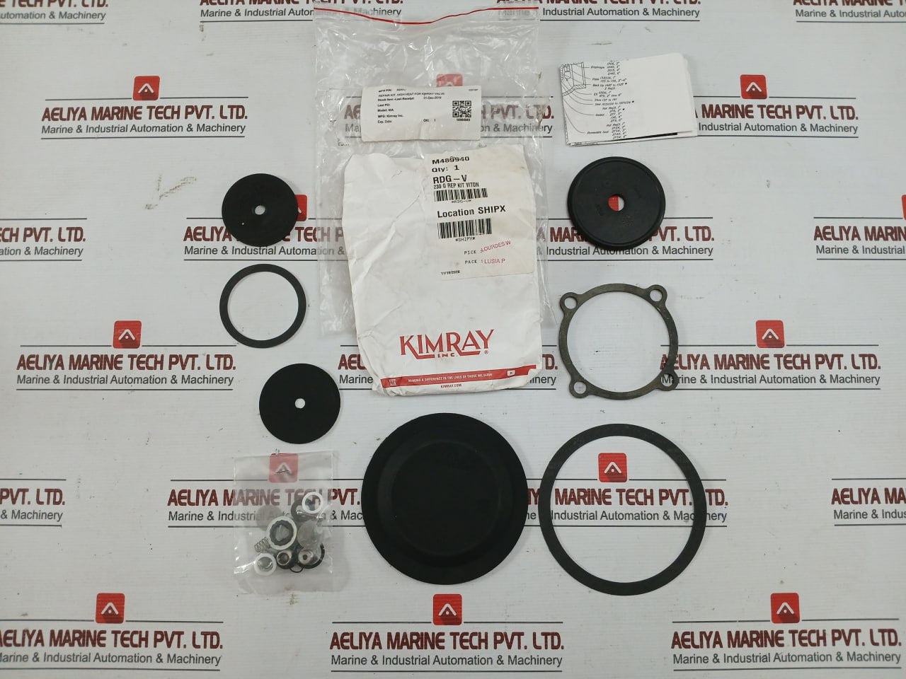 High-heat Valve Repair Kit Rdg-v Kimray