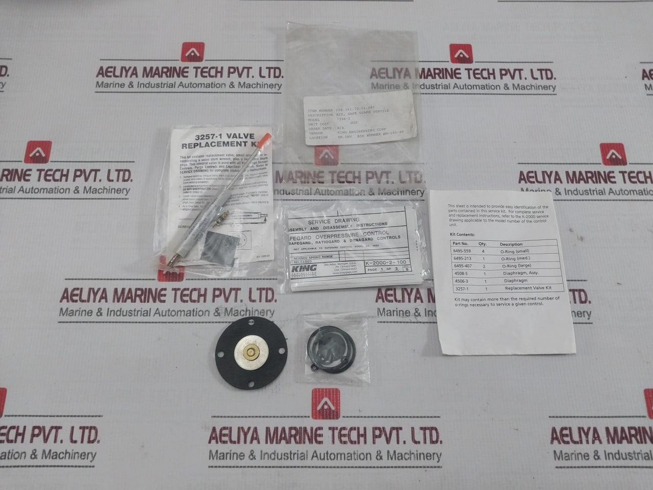 King Engineering 7334-2 Safe Guard Service Kit