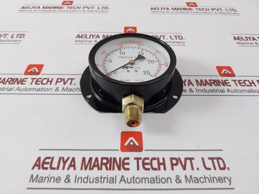 Kk Gauges 0-25 Kg/Cm2 Pressure Gauge 0-350 Lb/In2
