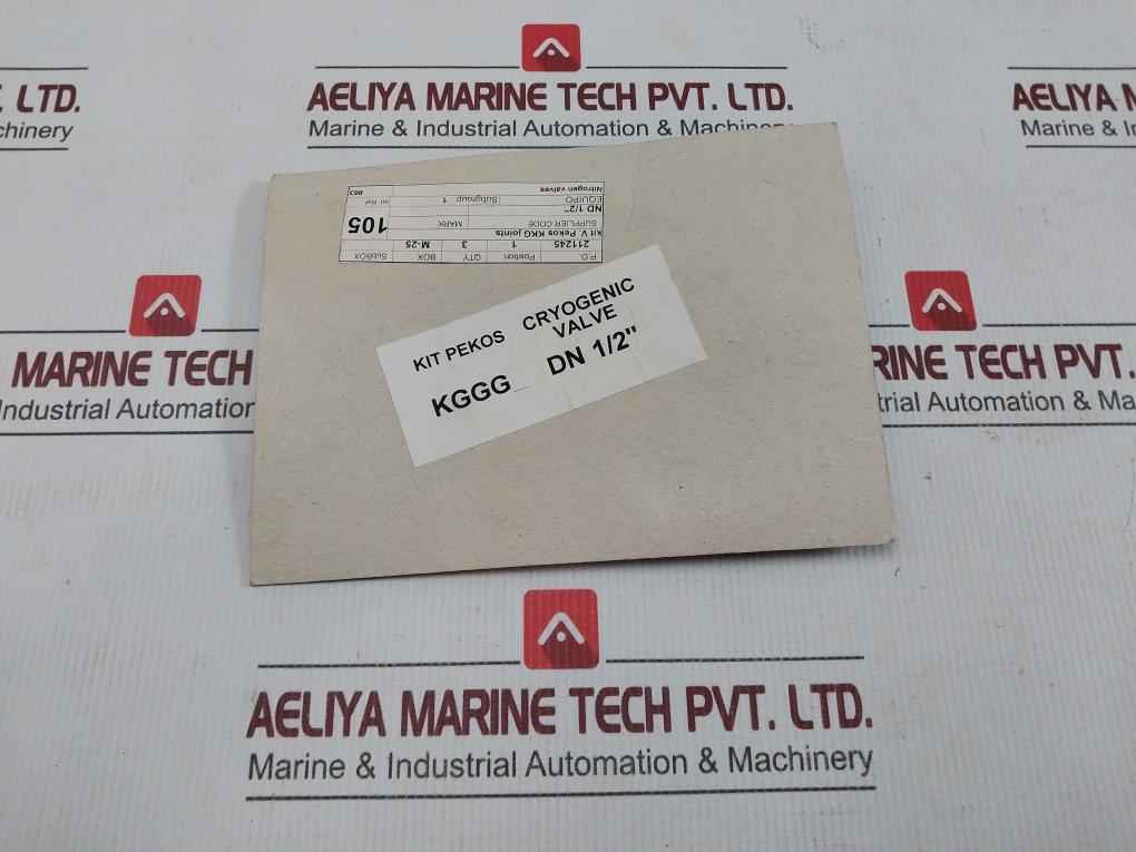 Kkg Joint Kit For Cryogenic Nitrogen Valve Pekos Nd 1/2