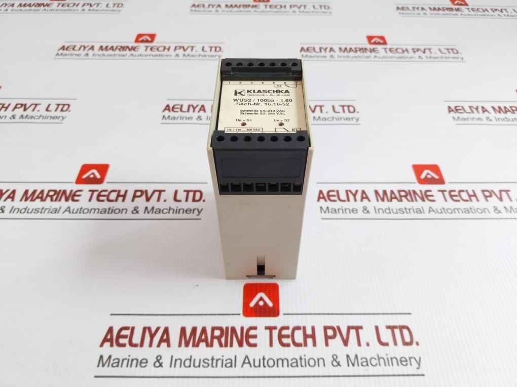 Klaschka 100-300Vac Power Measuring Relay Wus2/100Ba-1.60