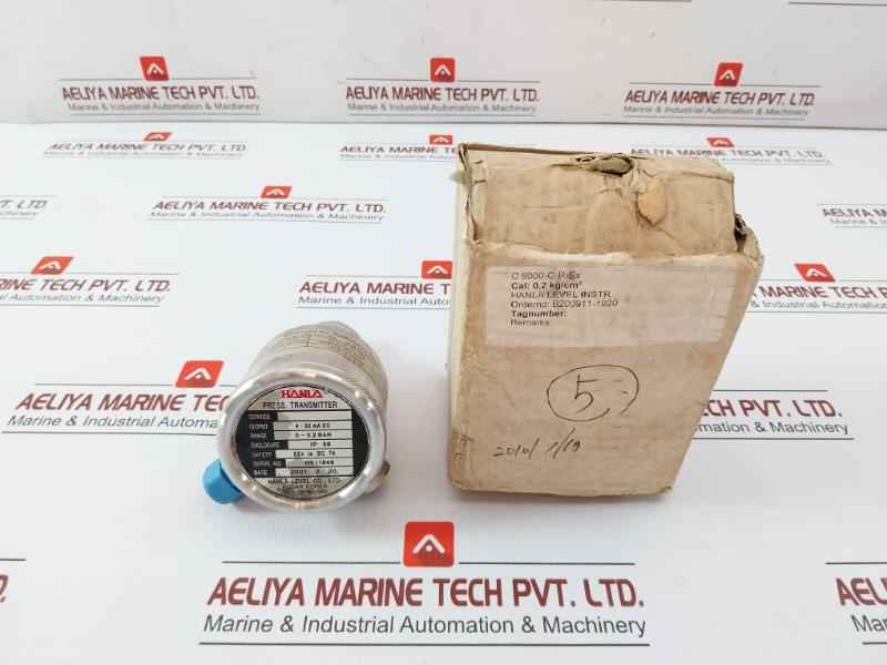 Klay Instruments 17-28 Vdc 0-0.2 Bar Pressure Transmitter Cer-8000-c-r-s-ex