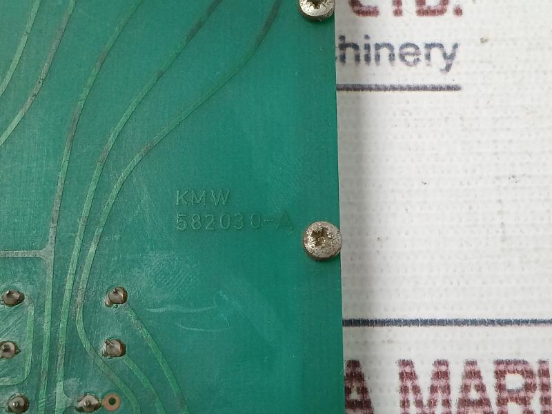 Kmw 582030-a Printed Circuit Board Used