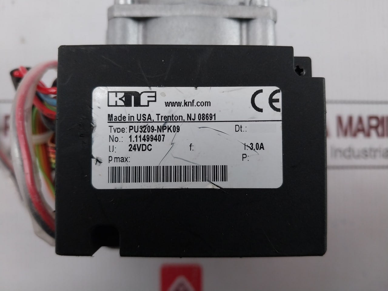 Knf Pu3209-npk09 Vacuum Pump 24Vdc 3.0A