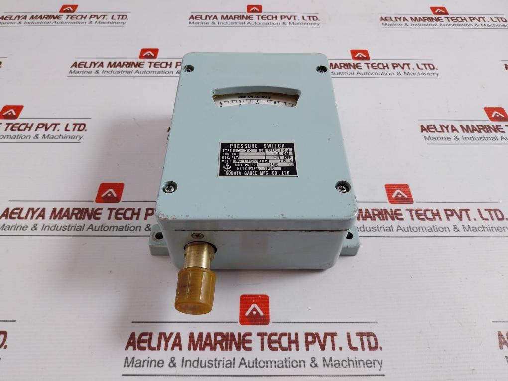 Kobata Pressure Switch 25Kg/Cm2 15A Ba-2C Ac 110 V