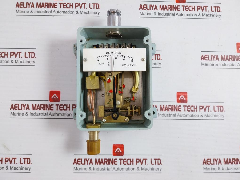 Kobata Pressure Switch 25Kg/Cm2 15A Ba-2C Ac 110 V