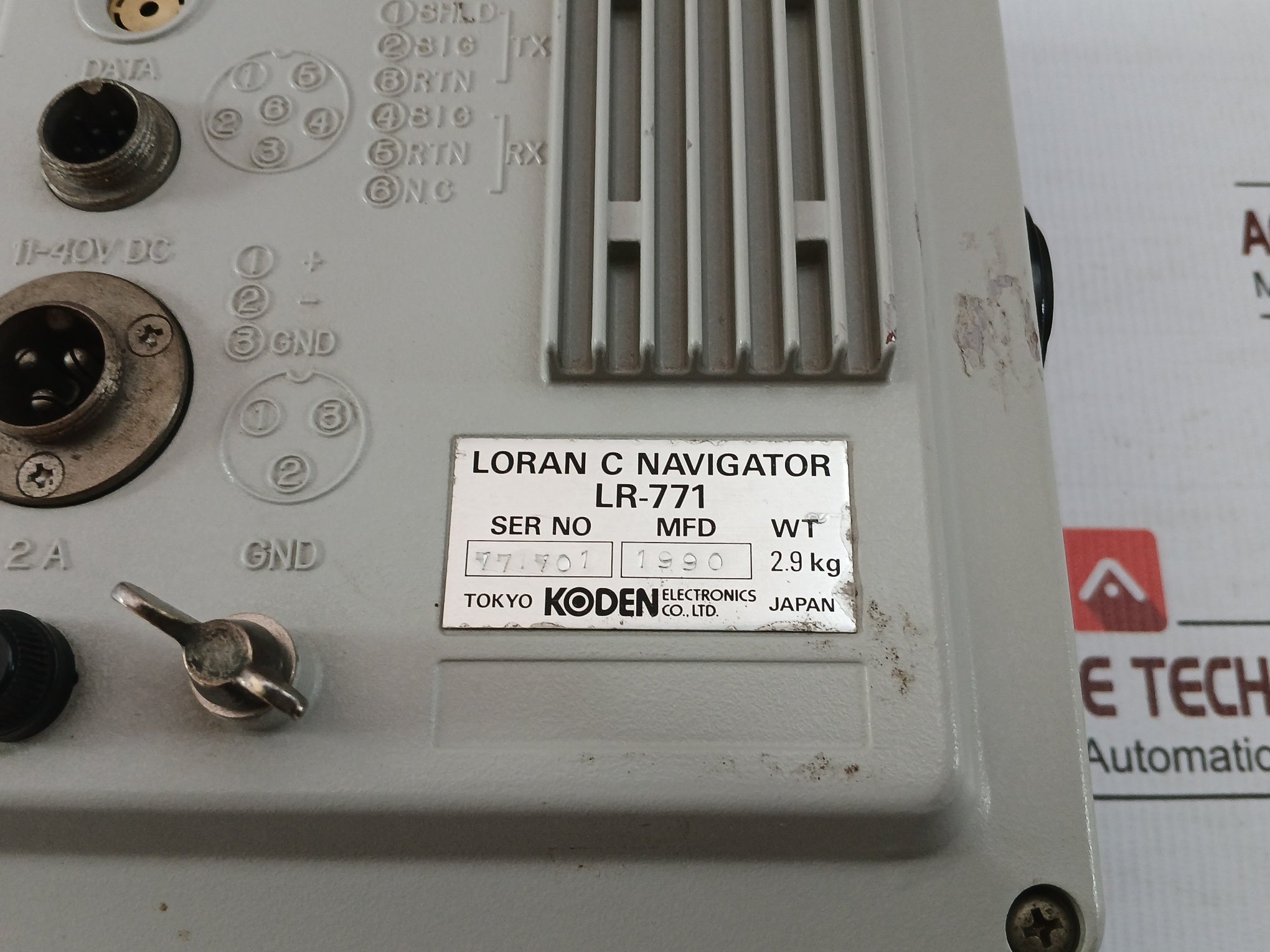 Koden Loran C Navigator 11-40V Dc Lr-771