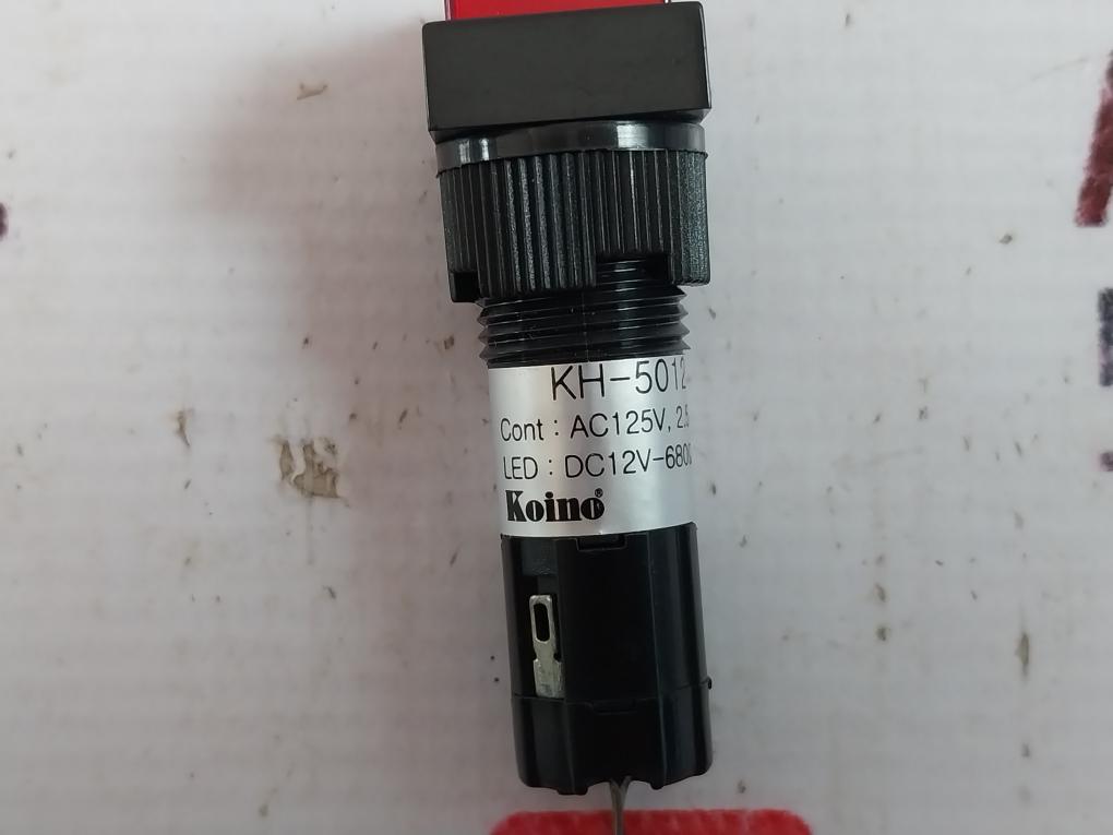 Koino KH-5012-A11 Pushbutton Switch AC125V 2.5A AC250V 1A