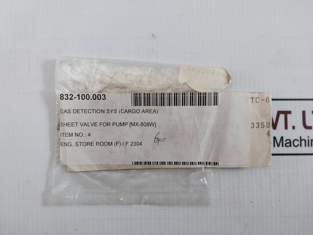 Komyo Mx-808W Head Packing Set For Pump 3 Fma-335Ur, 832-100.004 Fma-335Ur