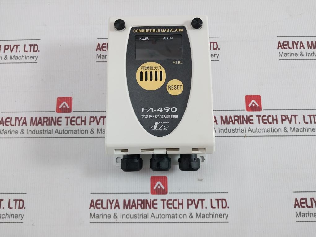 Komyo Rikagaku Kogyo Fa-490 Combustible Gas Alarm Ac 200/220V 4-20Ma