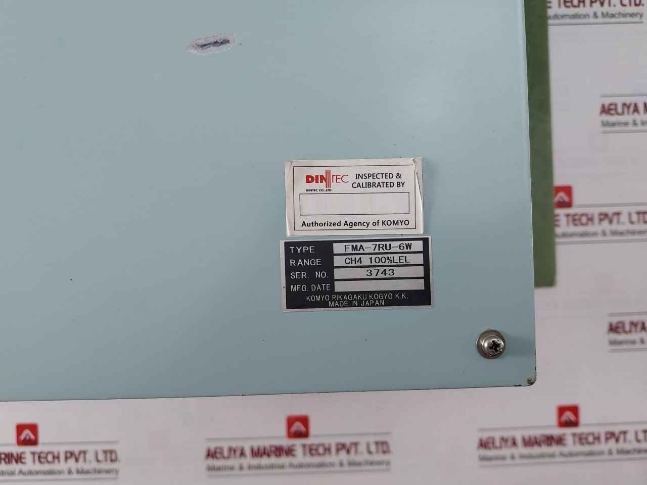 Komyo Rikagaku Kogyo Fma-7Ru-6W Alarm Meter My4N-d2 Ac100-240V Dc24V 5A