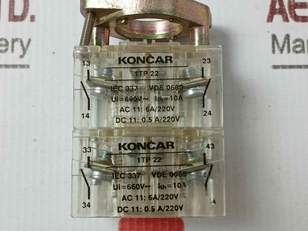 Koncar 1Tp 22 Control Switch 660V~ 10A