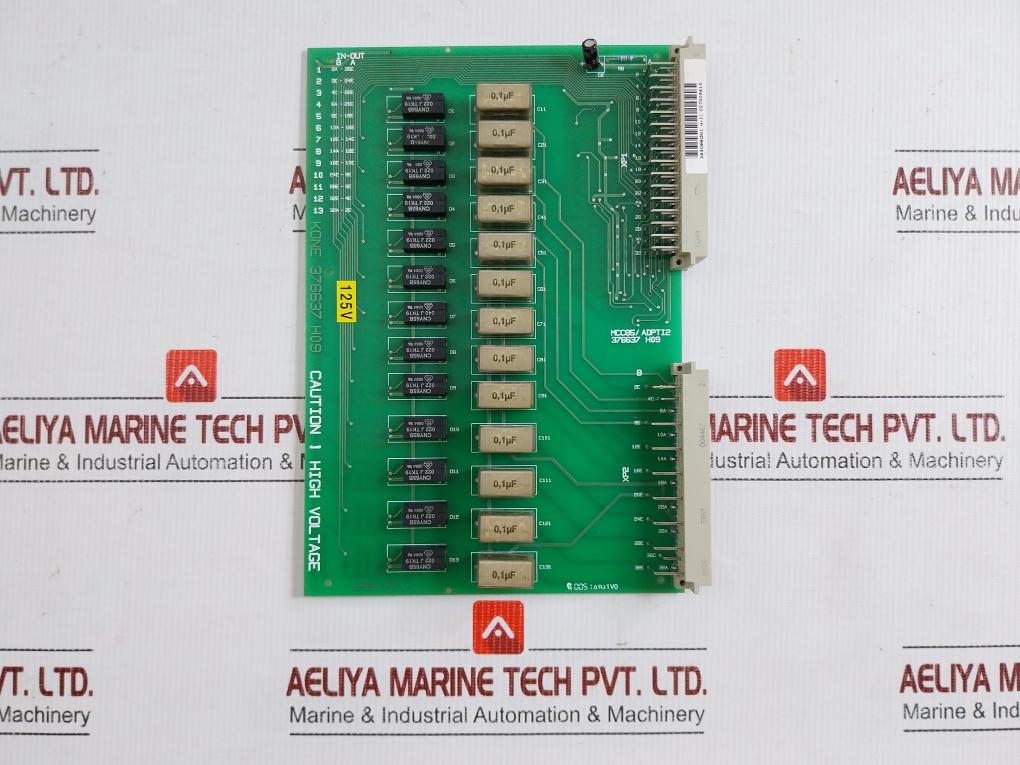 Kone-Rev-3-1-Opto-Isolator-Adapter-Pcb-Card-125v-376637-H09-2