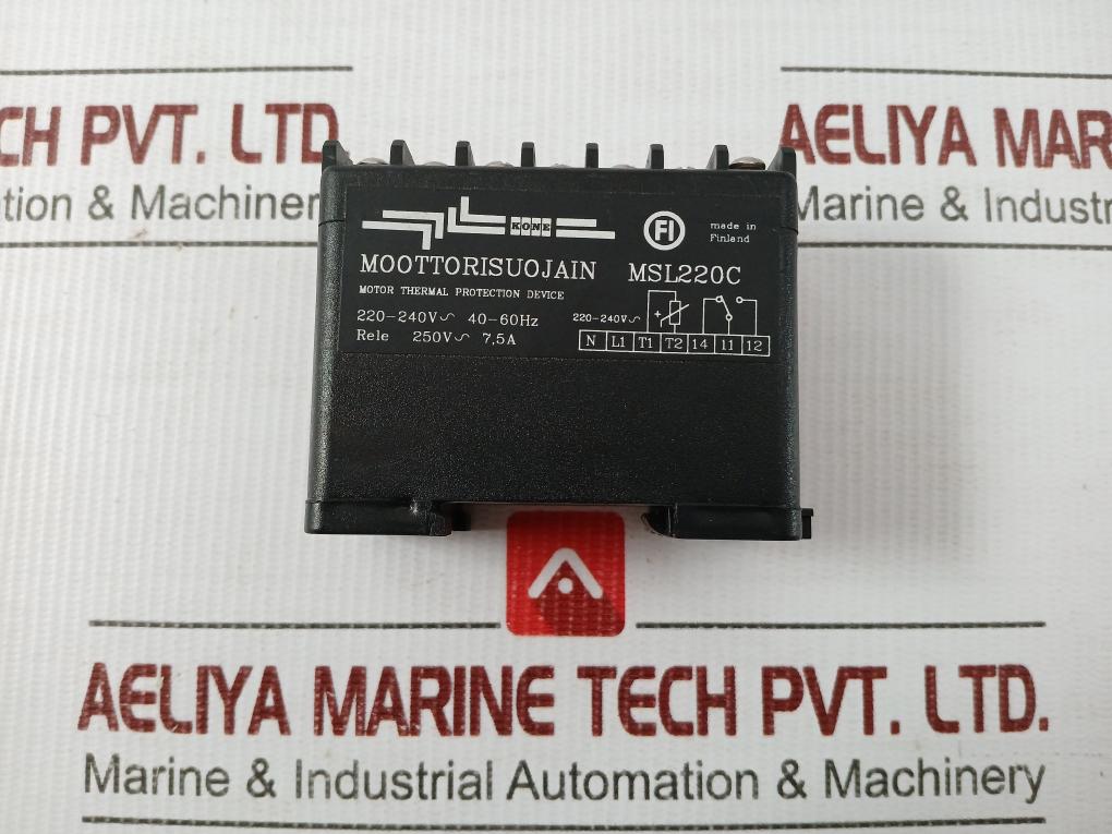 Kone 250V 40-60Hz Motor Thermal Protection Device Msl220C
