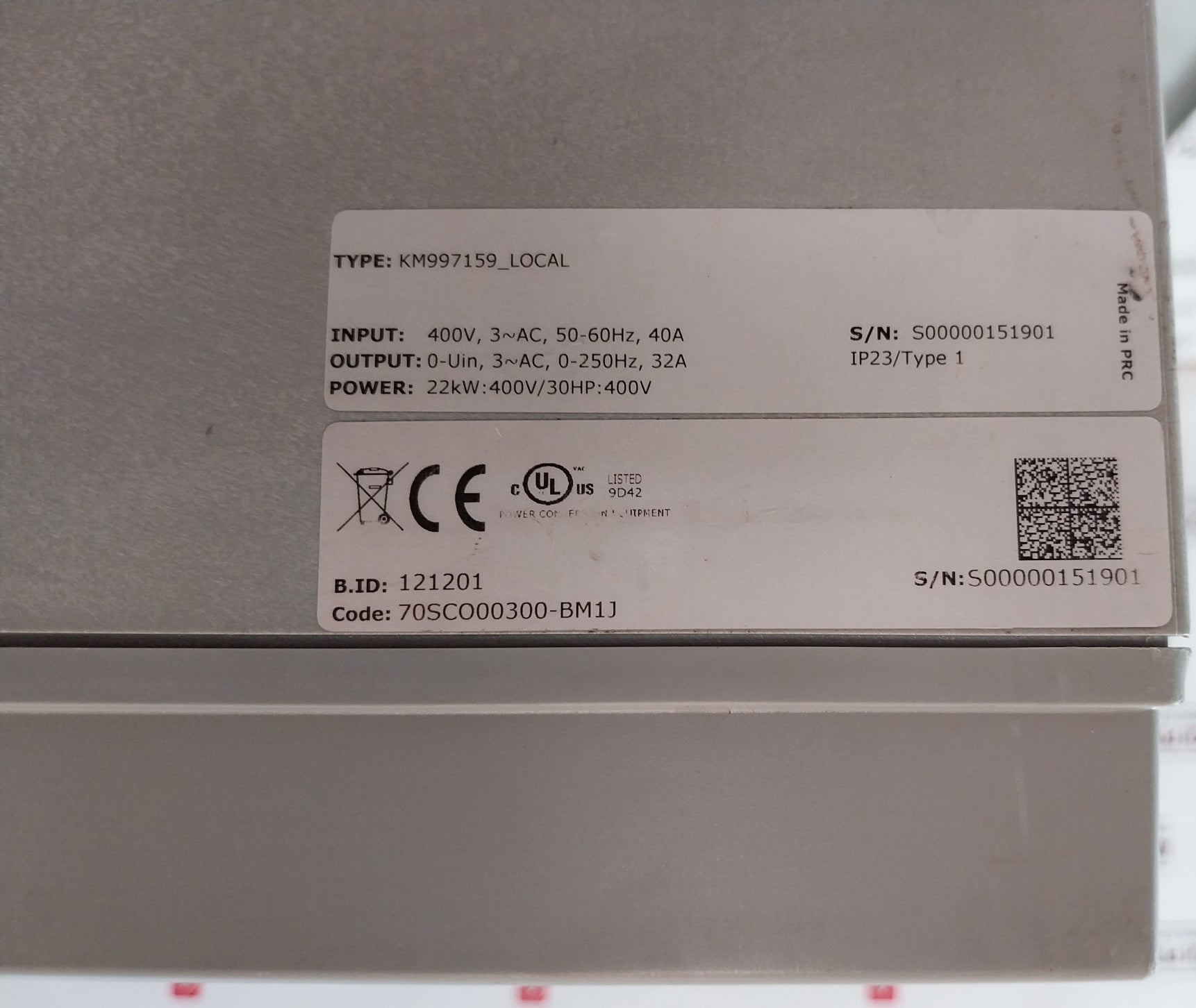 Kone Km997159-local Inverter Rev B
