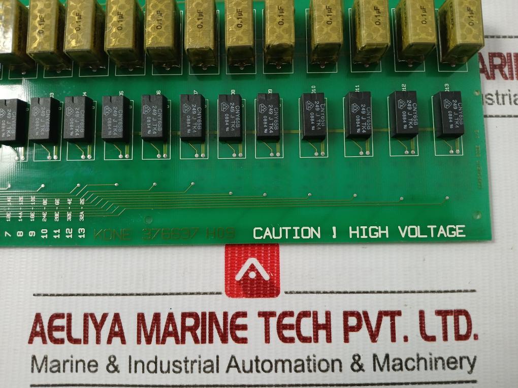 Kone Opto-isolator Digital Input Pcb Module 376637 H09 Revision 3.1