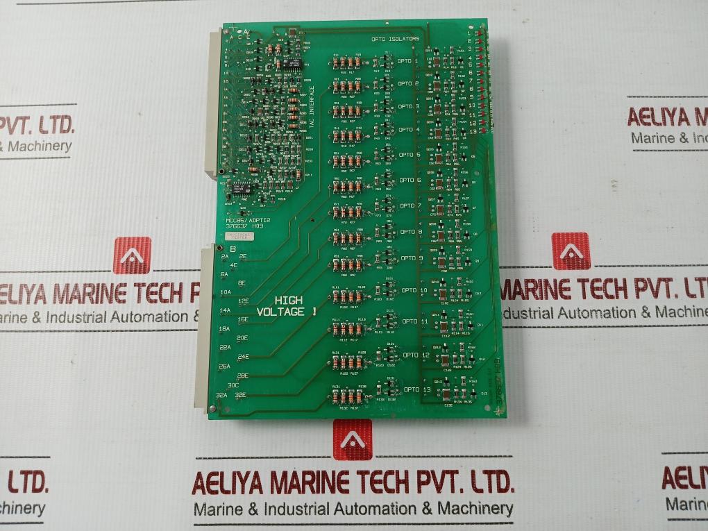 Kone Opto-isolator Digital Input Pcb Module 376637 H09 Revision 3.1