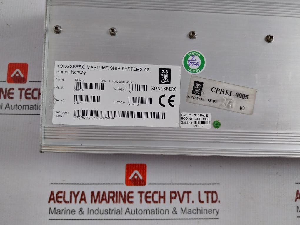Kongsberg-Maritime-6200355-8100154-Rev-E1-Rdi-32-Remote-Digital-Input-Module-209378-9