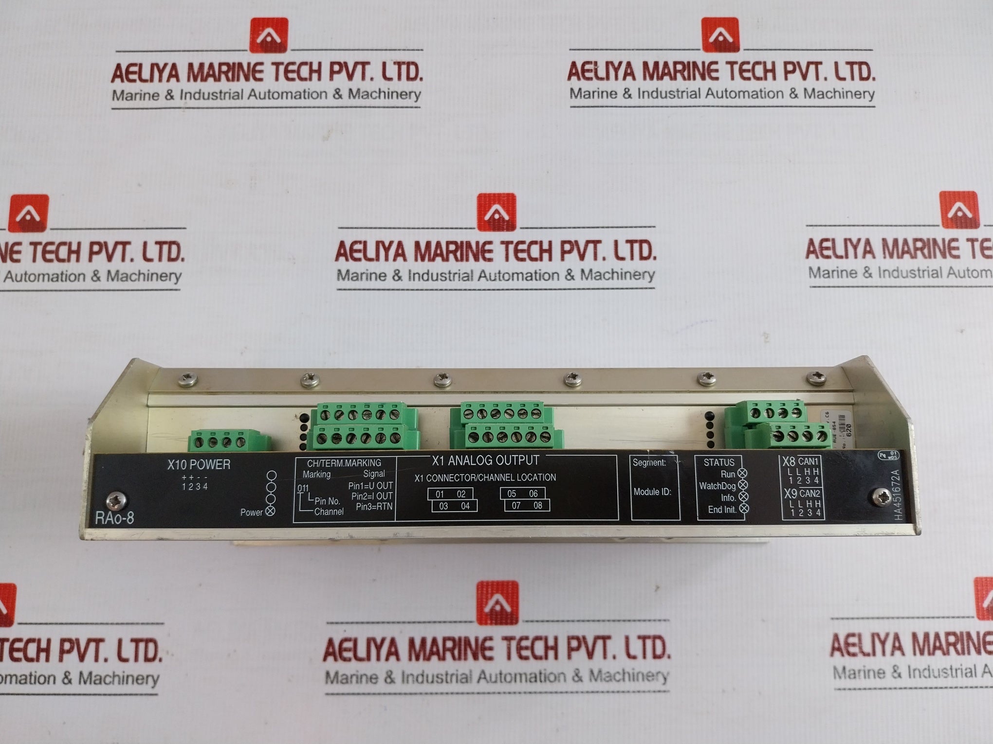 Kongsberg 8100153 Remote Analog Output Module Rao-8