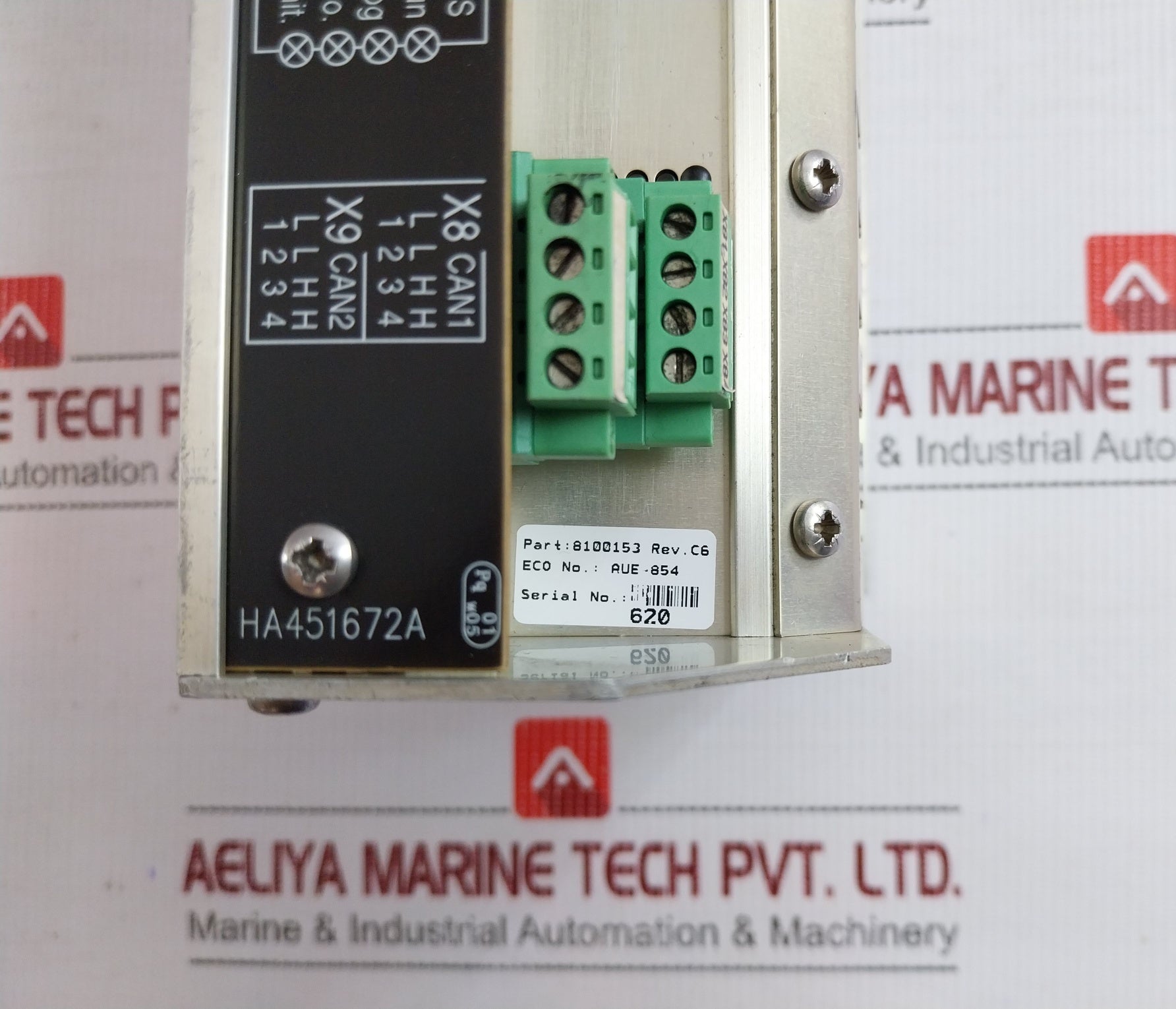 Kongsberg 8100153 Remote Analog Output Module Rao-8