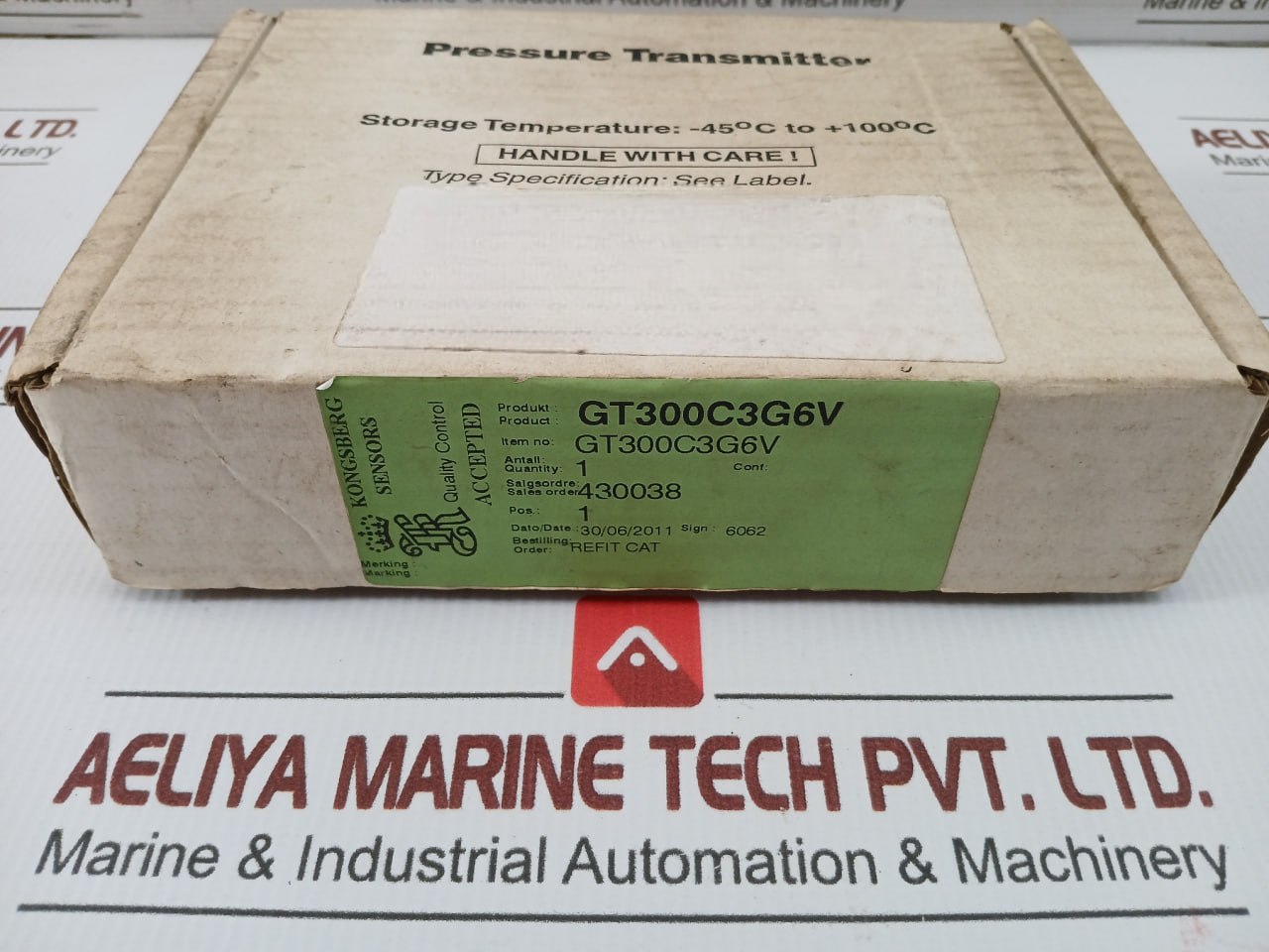 Gt300C3G6V Pressure Transmitter Kongsberg 6 Bar