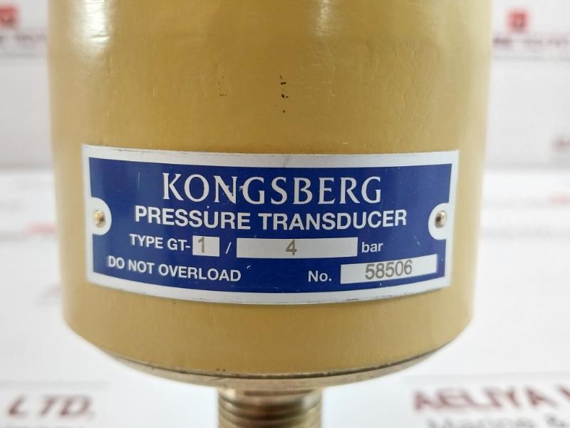 Kongsberg Pressure Transducer Gt-1/4 Bar