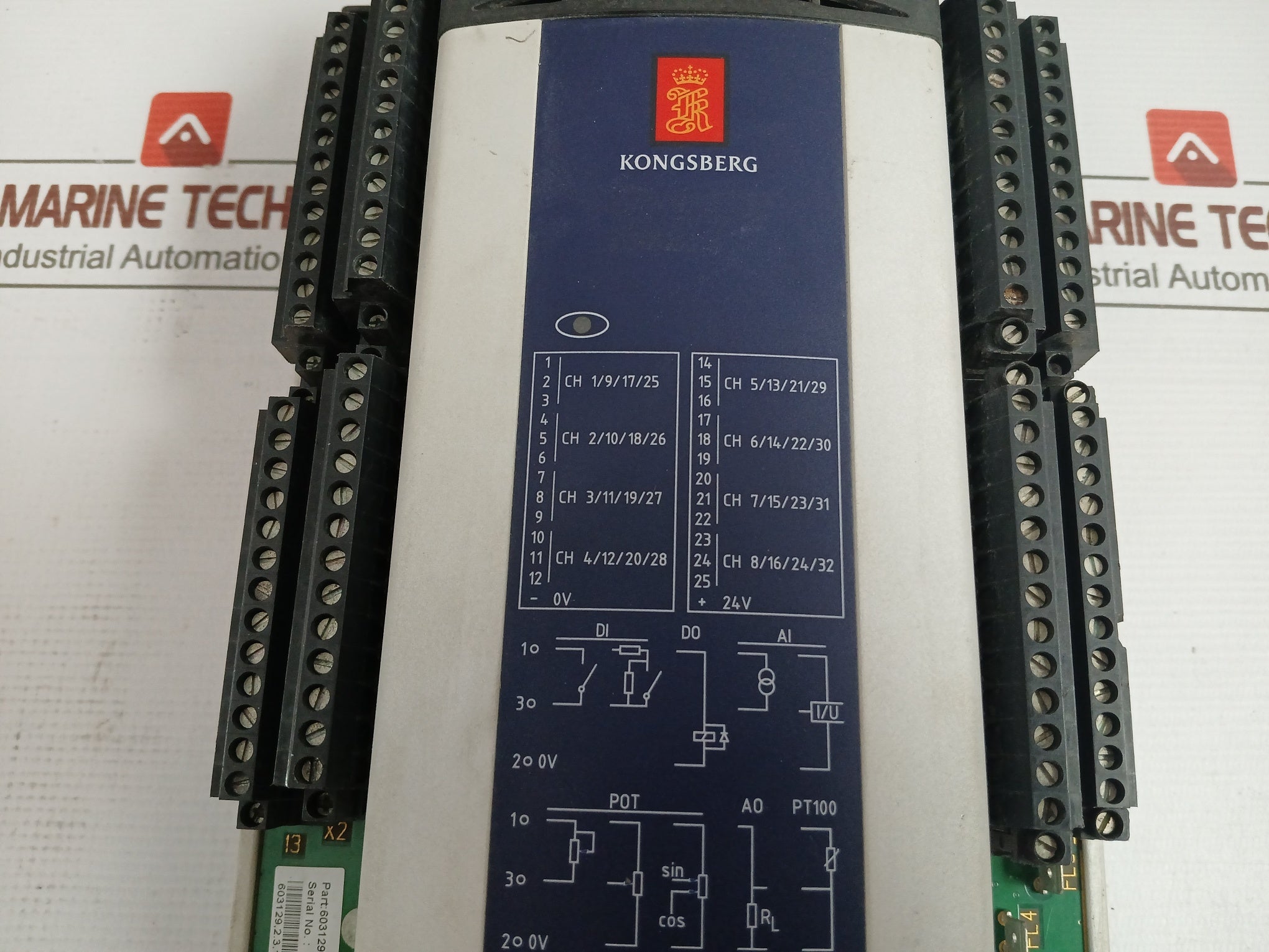 Kongsberg Rmp400 Remote I/O Module Rev 2.3.1 603129
