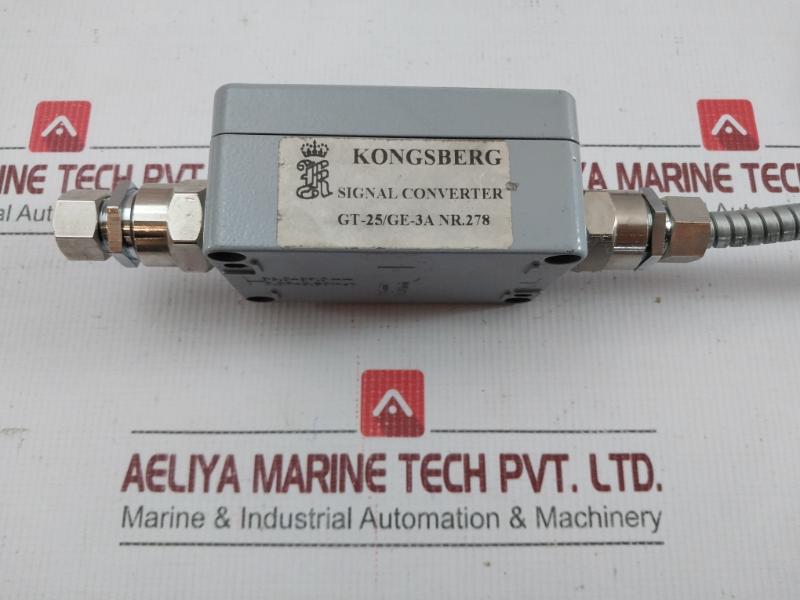 Kongsberg Signal Converter 2 Meter Gt-25/Ge-3A Weight: 1.530 Kg