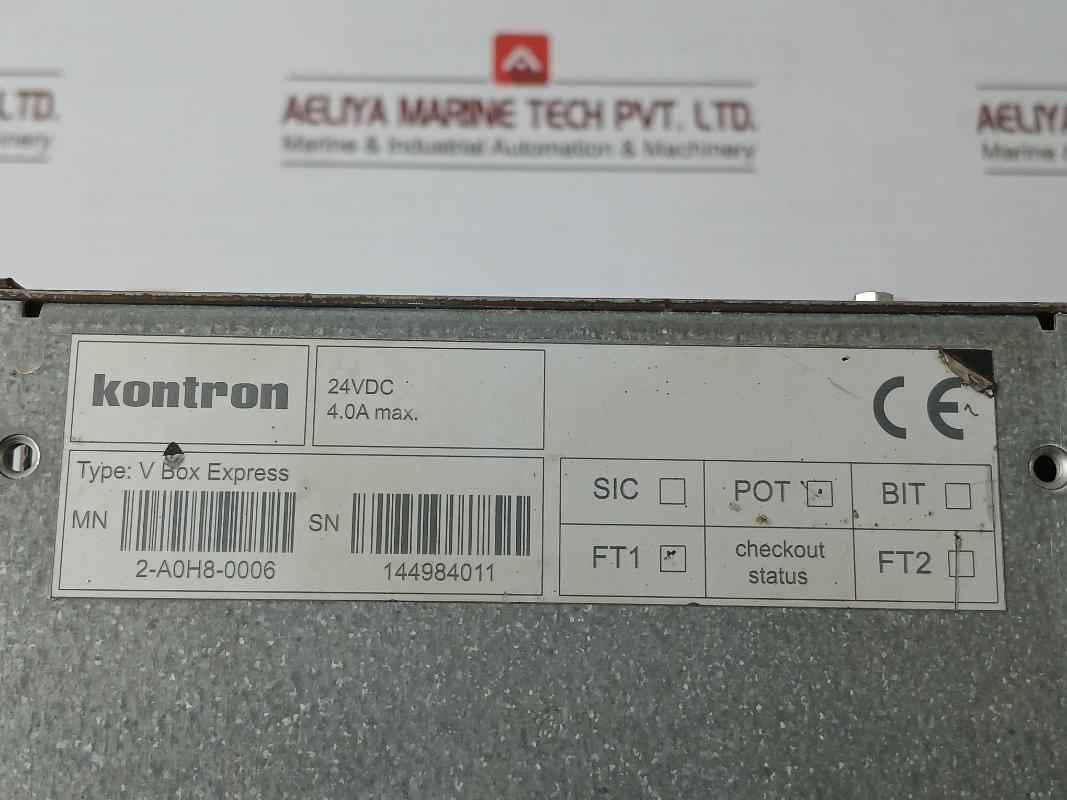 Kontron 2-a0H8-0006 Industrial Pc Panel V Box Express 24V Dc 4.0A Max