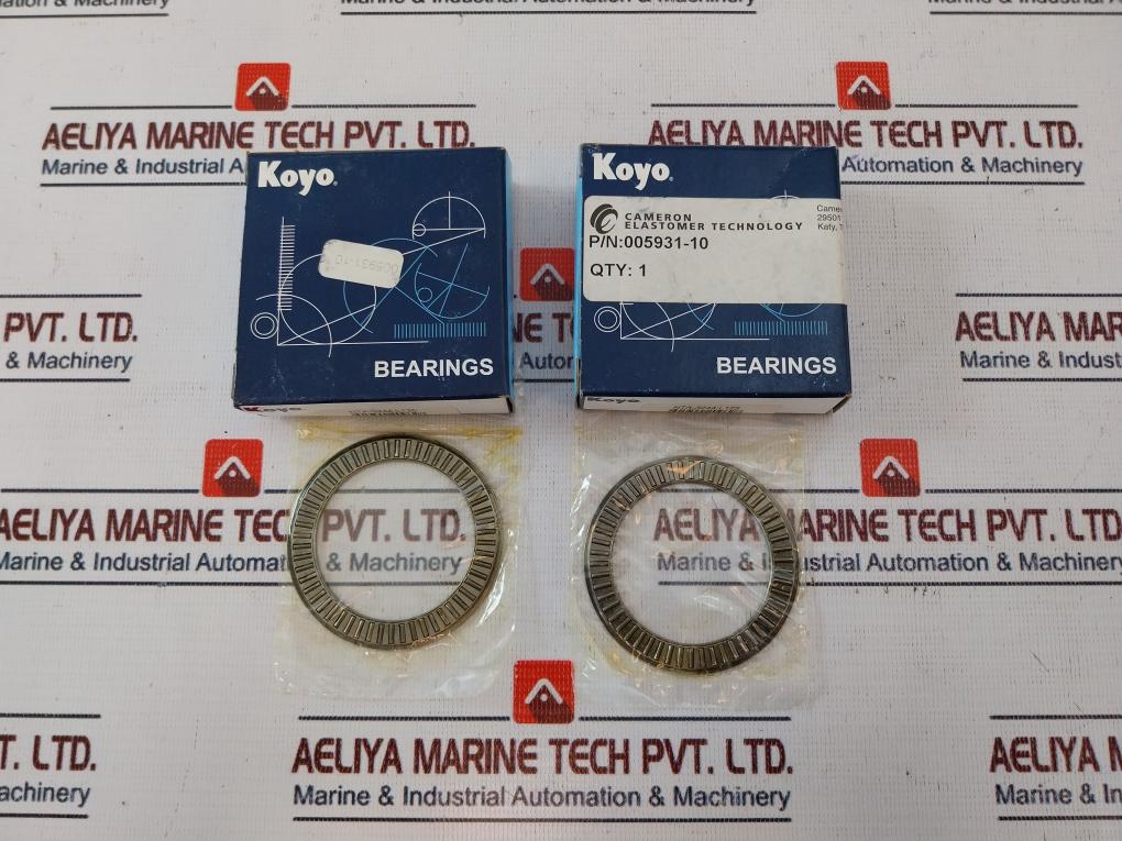 Lot of 8X Koyo 005931-10 Needle Roller Thrust Bearing TR234567