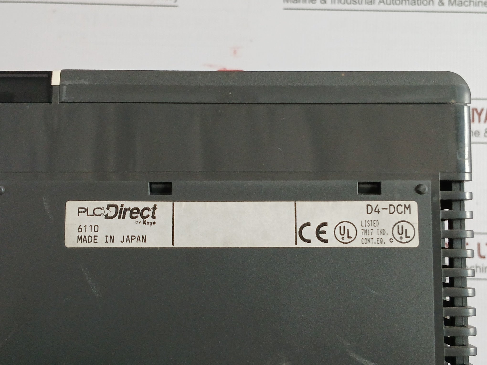 Koyo D4-dcm Cpu Programmable Controller Module 12-24Vac/Dc Input