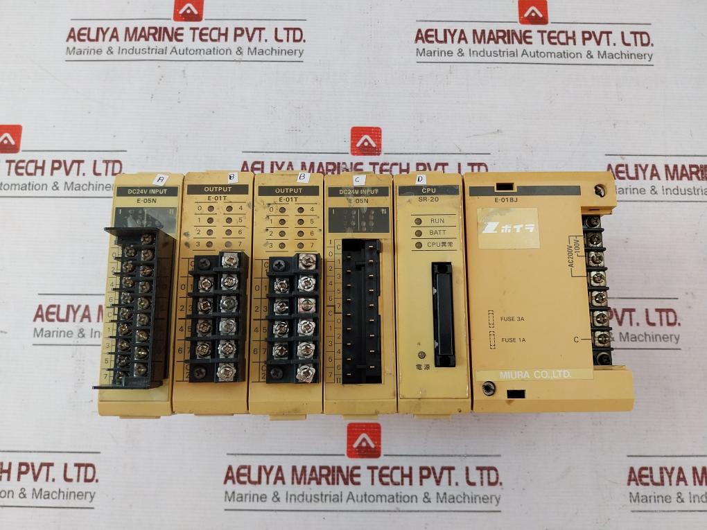 Koyo E-01Bj In/Out Module E-05N Dc24V Input E-01T Output Sr-20 Cpu Ac200V 100V