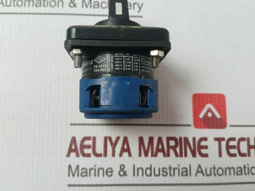 Kraus & Naimer Ca20-a210 Double Throw Cam Switch 30Amp 600Vac