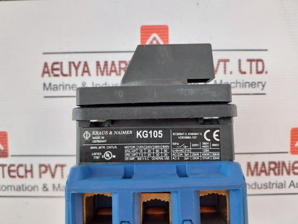 Kraus & Naimer Kg105.T303 3 Pole Isolator Switch Gb14048.3