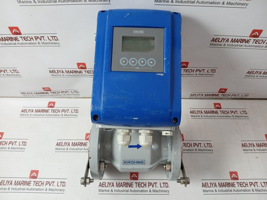 Krohne Optiflux 2100C Electromagnetic Flowmeter 100-230 Vac 50Hz 8Va 2Nb 150Lbs