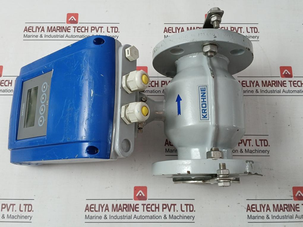 Krohne Optiflux 2100C Electromagnetic Flowmeter 100-230 Vac 50Hz 8Va 2Nb 150Lbs