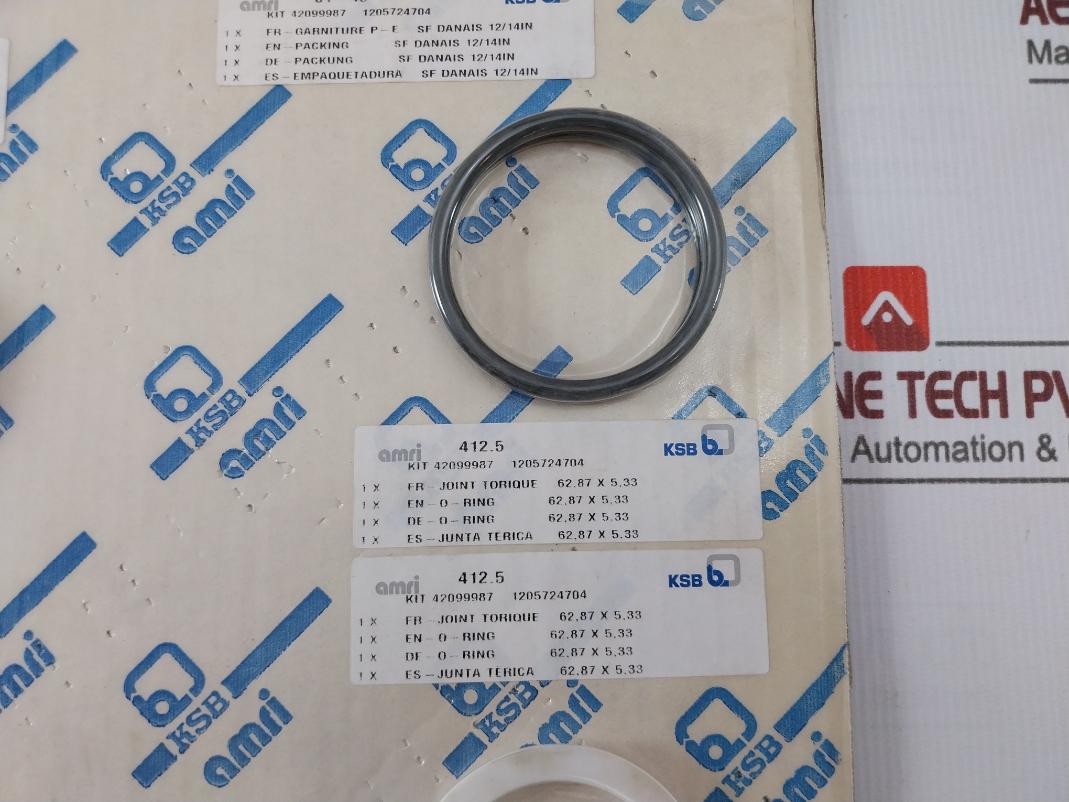 Ksb 42099987 Shaft Sealing Kit Danais O-ring 62,87 X 5,33.
