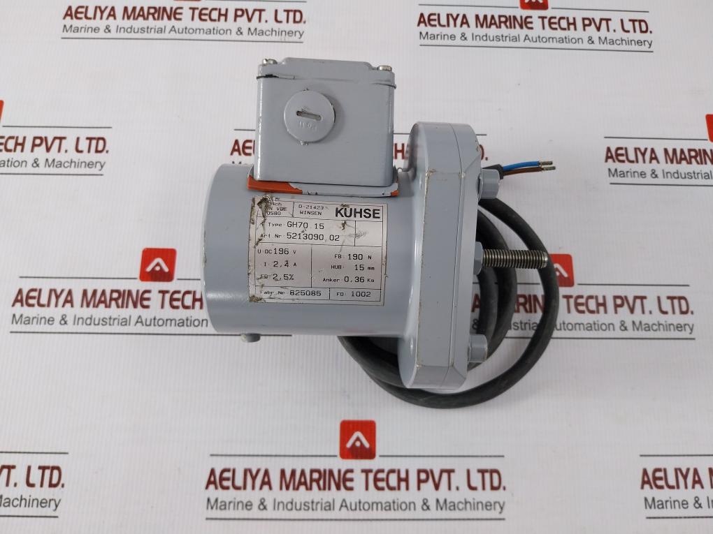 Kuhse Dc Linear Solenoid Actuator Dc196V 15 Mm Gh70.15