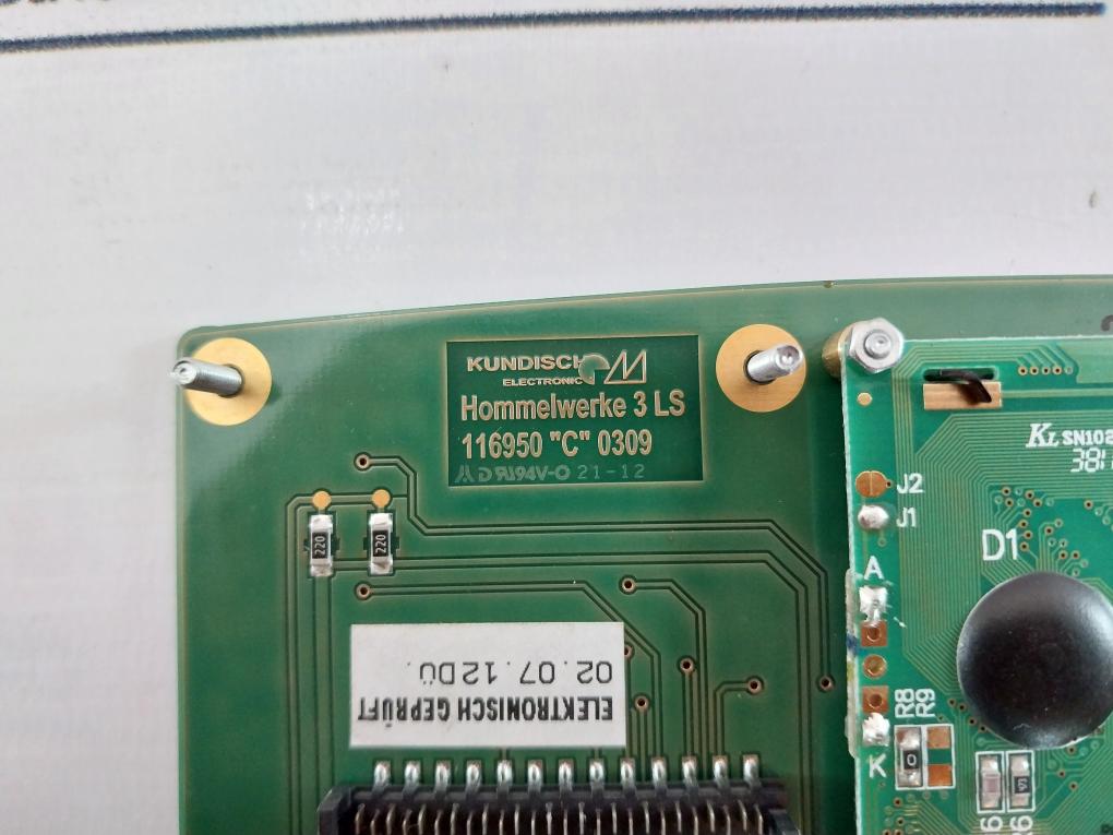 Kundisch Electronic 116950 Rev A 94V