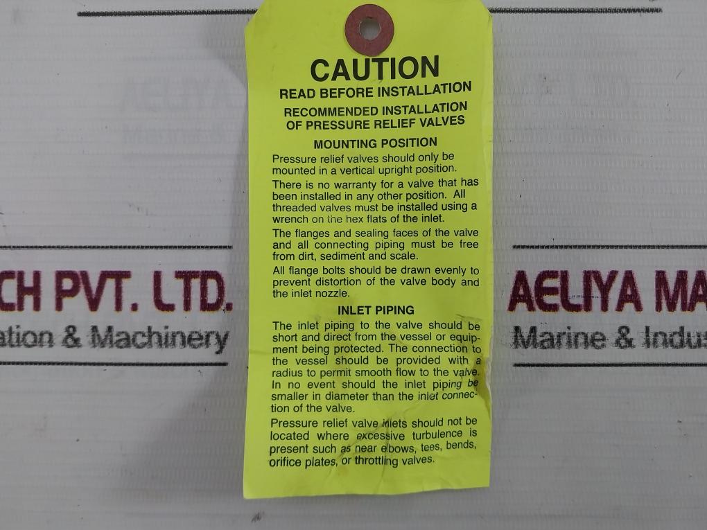 Kunkle 6010Dcm01Akm Safety Relief Valve 150Psig A012A B283 C485