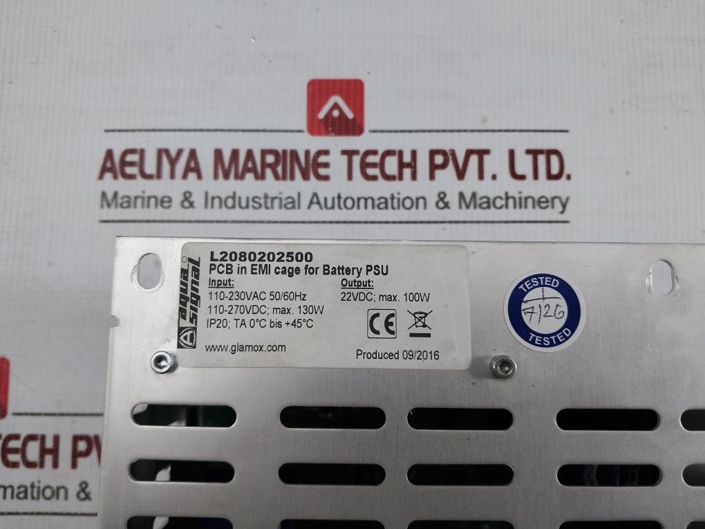 L2080202500 Aqua Signal Pcb In Emi Cage For Battery Psu 110-230Vac 50/60Hz
