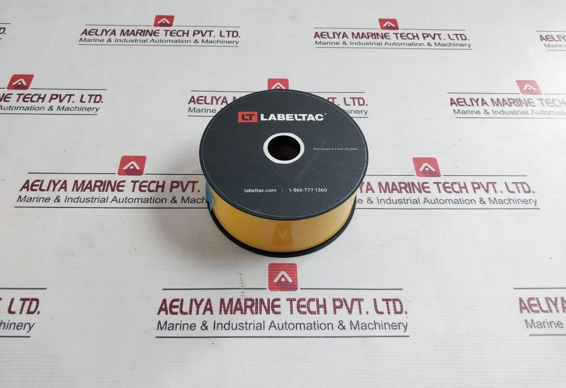 Labeltac Lt201 Yellow Vinyl Label Tape 2"X15'