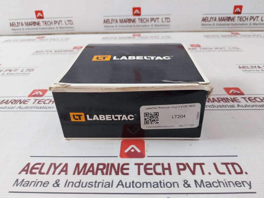 Labeltac Lt204 Premium Vinyl 2”X150ֺ Red