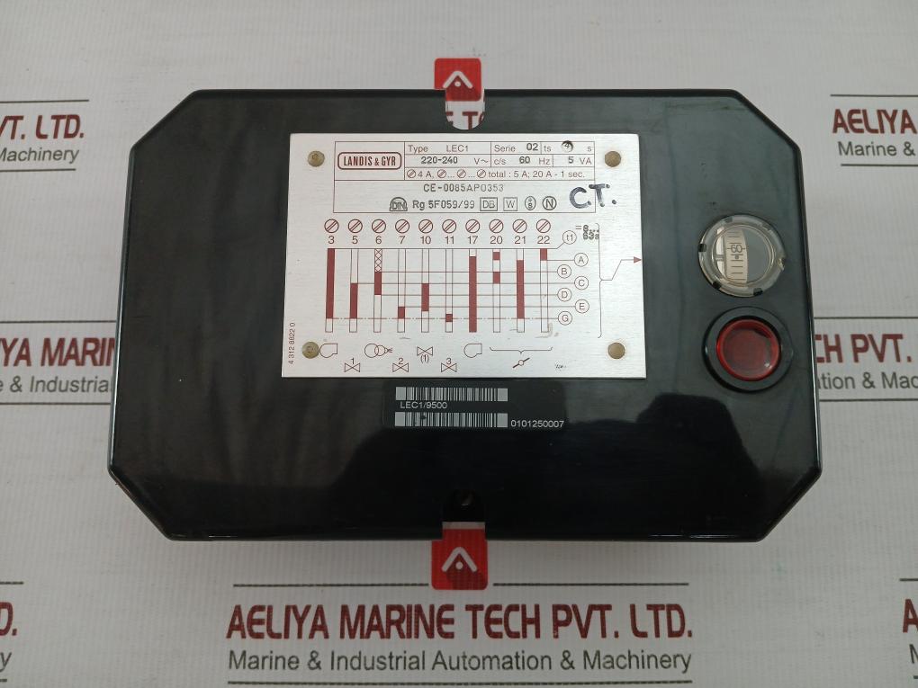 Landis & Gyr 220-240V Gas Burner Control Unit Lec1/9500