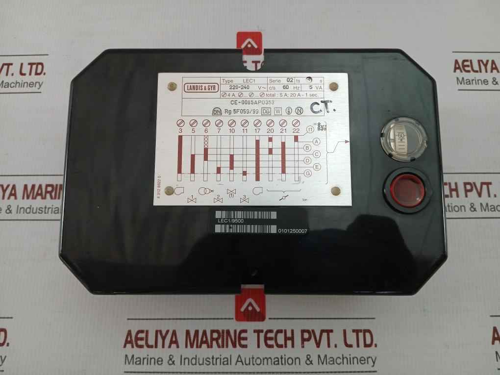 Landis & Gyr 220-240V Gas Burner Control Unit Lec1/9500
